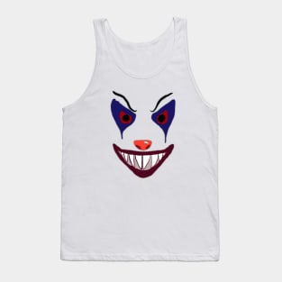 Scary clown head Tank Top